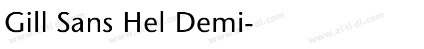 Gill Sans Hel Demi字体转换 Gill Sans Hel Demi字体转换